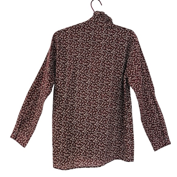 Vanessa Bruno 100% cotton mini floral boho button up blouse NEW - Picture 2 of 11